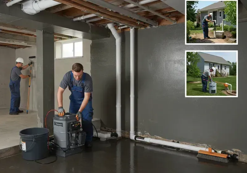 Basement Waterproofing and Flood Prevention process in Meadow Glade, WA